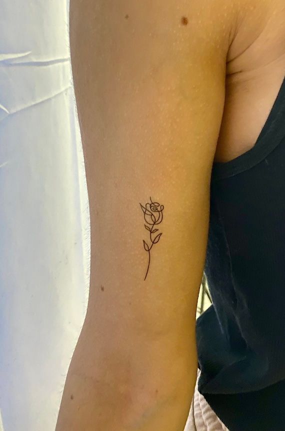 Small Rose Tattoos