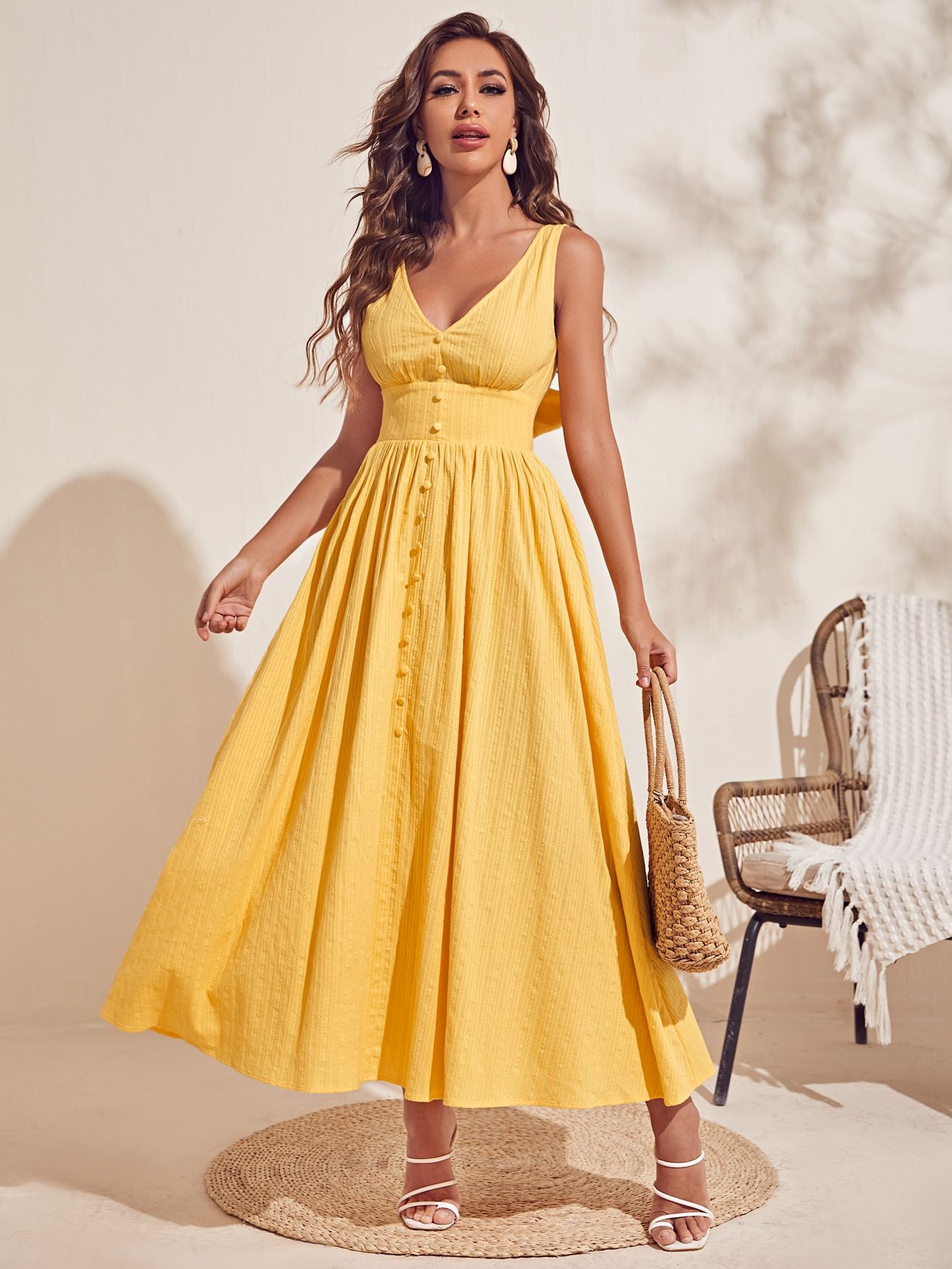 Yellow Sundress for women to shine