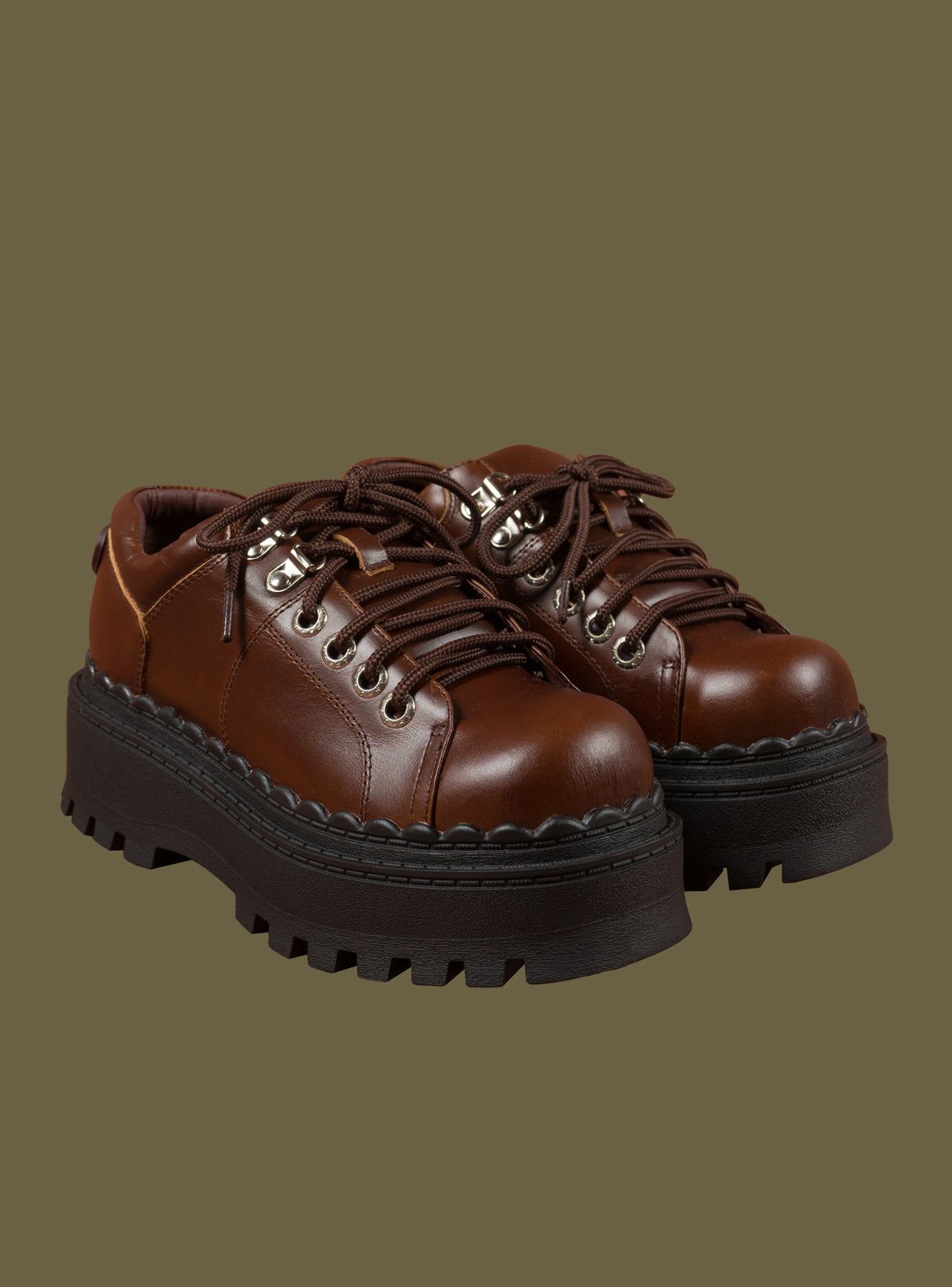 Brown shoes for everyday life