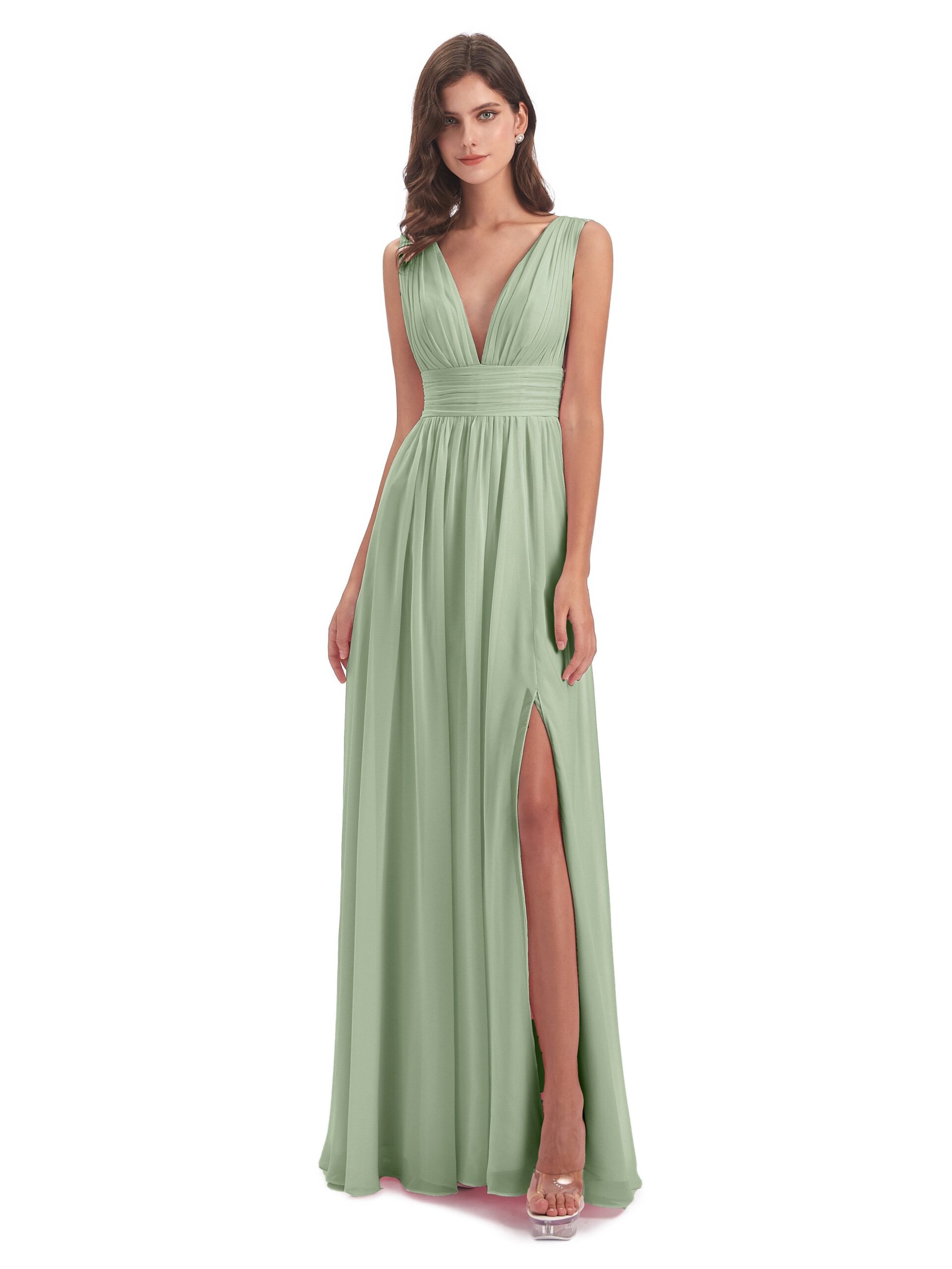 Look beautiful and gorgeous in 
chiffon bridesmaid dresses