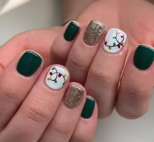 Cutesy Holiday Nails