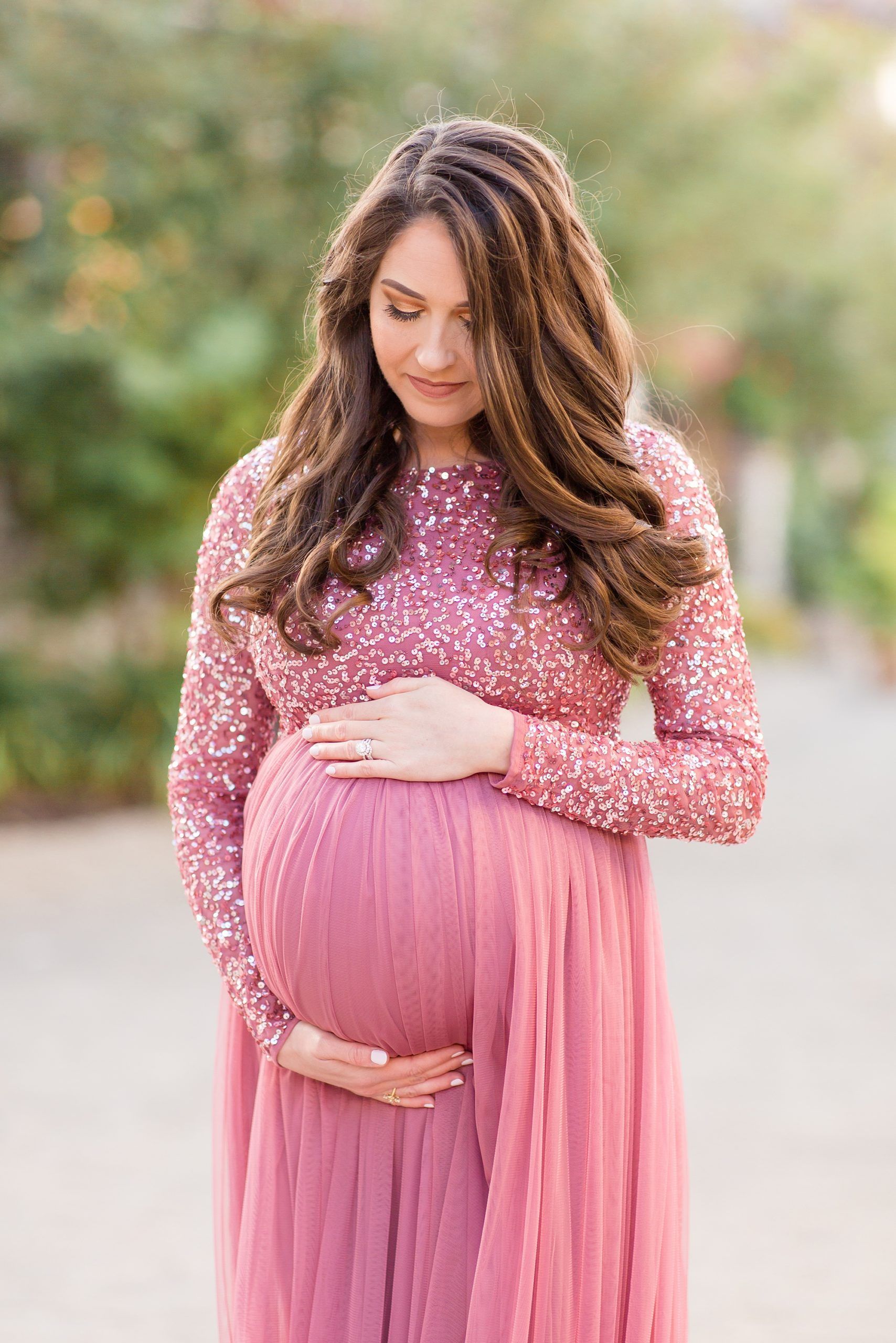 Look stylish while attending a party with
maternity gowns