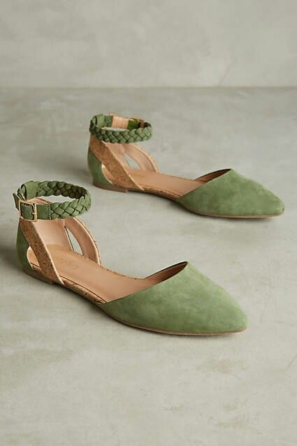 Perfect ankle strap flats to wear with all kind of outfits ...