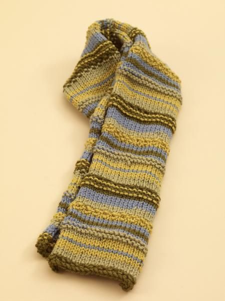 Various Patterns On Knitting A Scarf