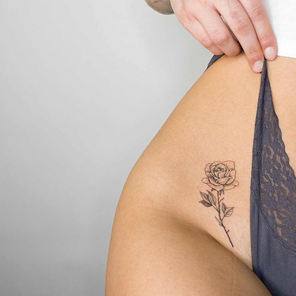 Make a Subtle Statement with Small Rose
Tattoos: Delicate and Chic