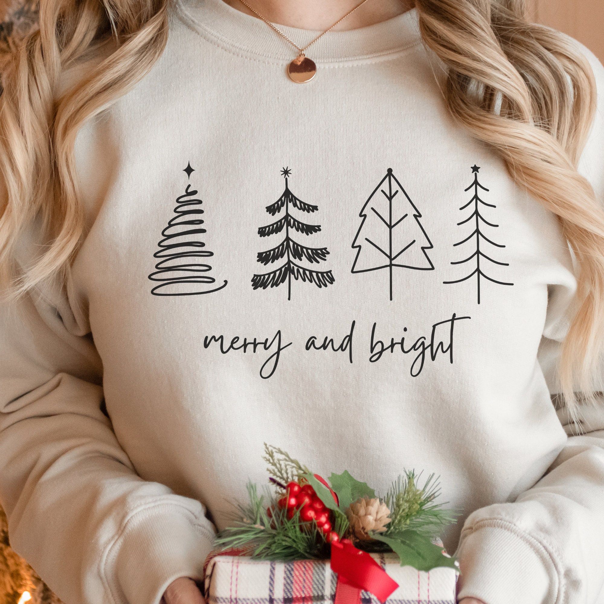 Make different styles by wearing womens
christmas sweaters