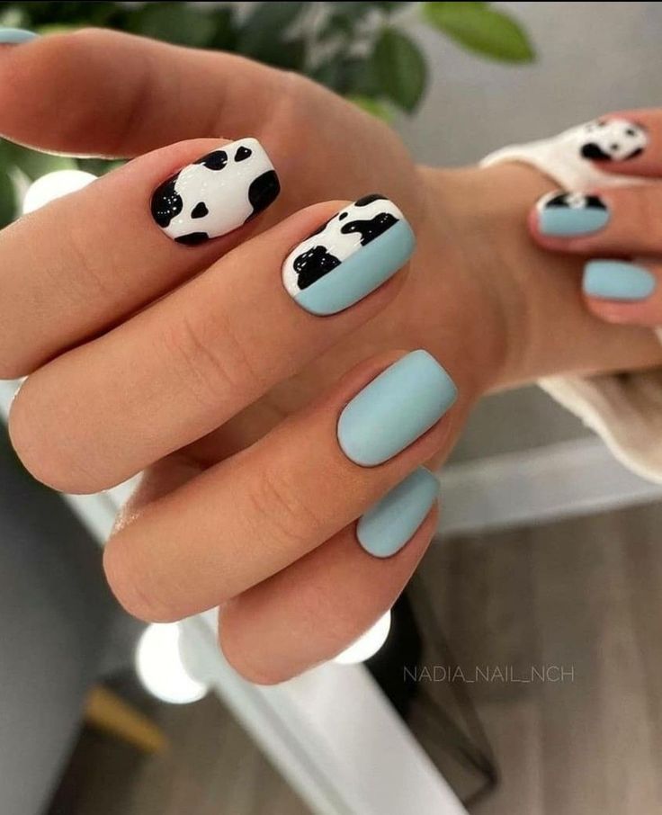 Creative Cow Print Nail Designs to Try