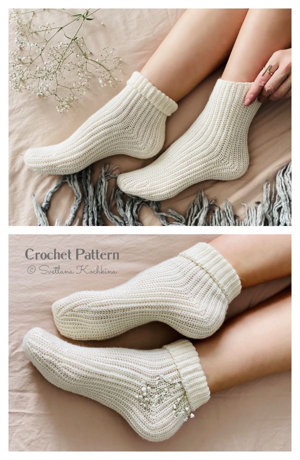 Wear the best Crochet Socks