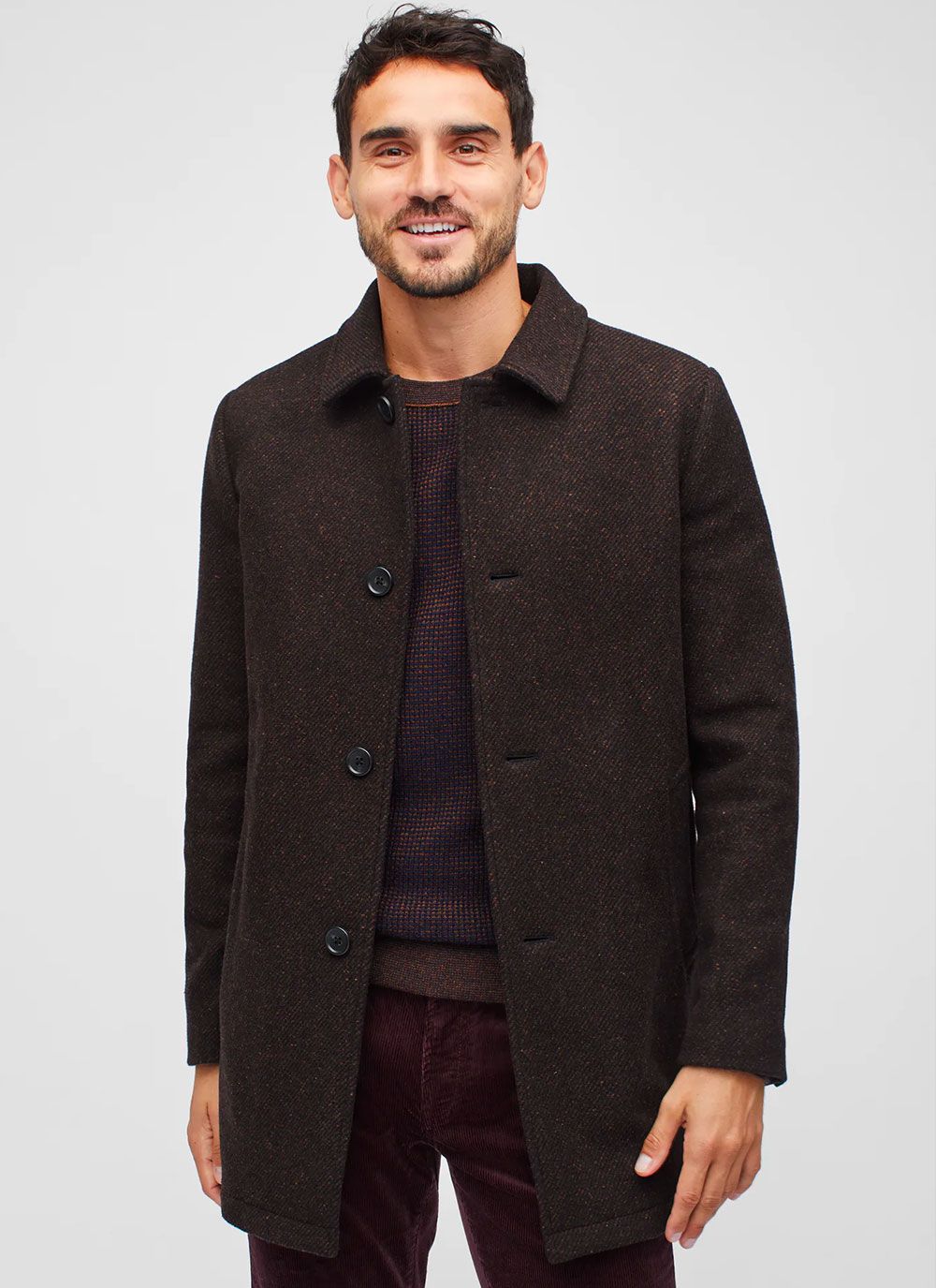 Select the trendy and fashionable mens
pea coats
