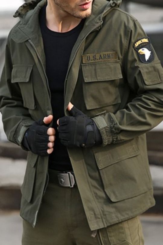 Military style jacket: Defining the style
in a macho way