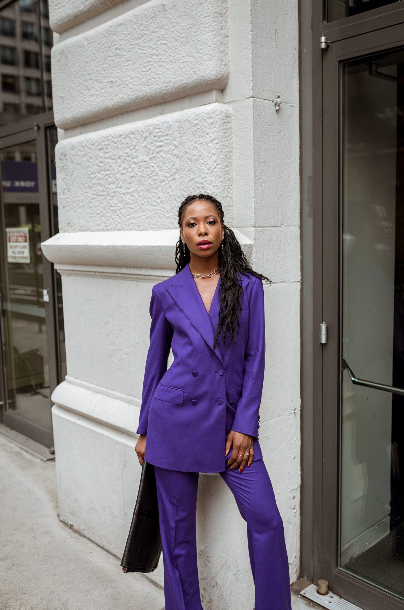 Beyond Basic: Elevating Your Wardrobe
with a Purple Suit