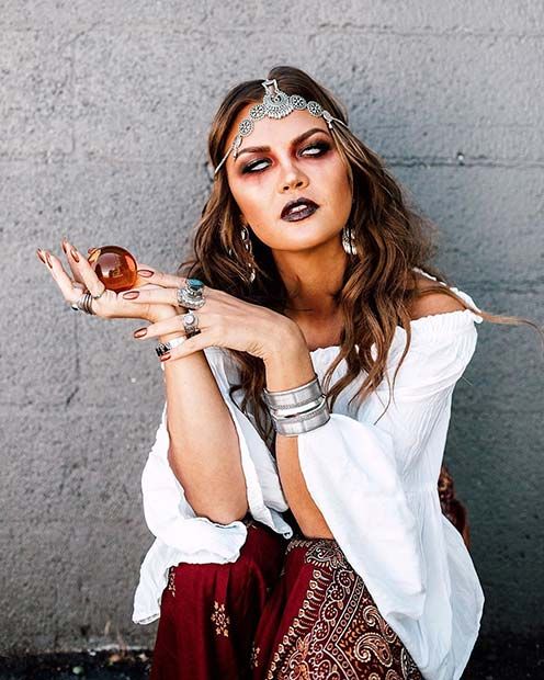 Fortune Teller Makeup Ideas  For
Halloween