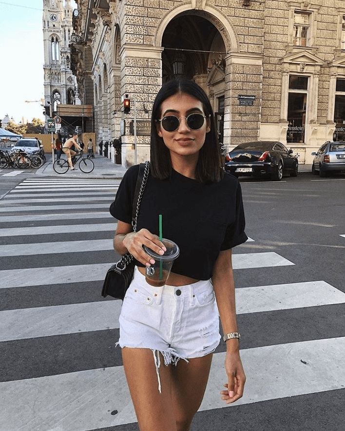Ways to style your white shorts