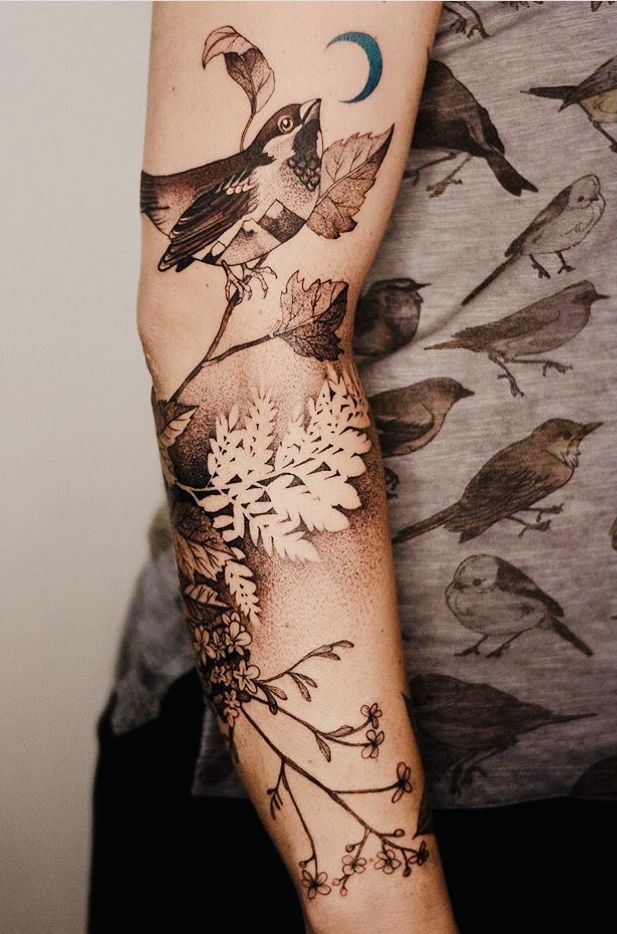 Cute and Artistic Bird Tattoo Designs