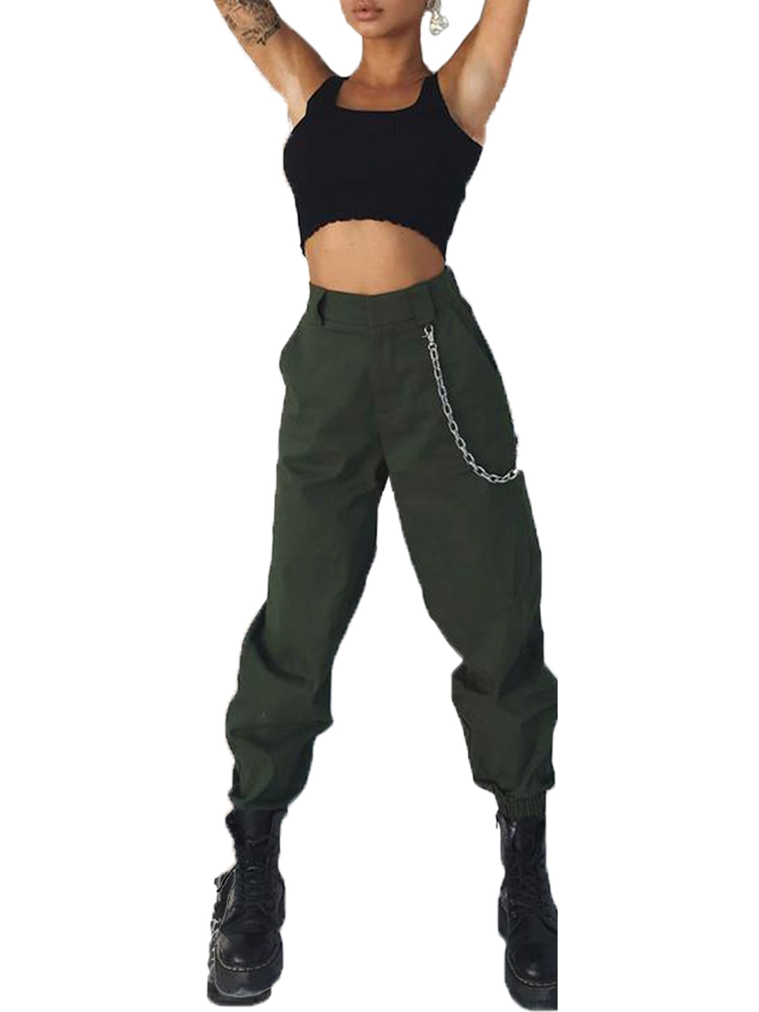 Wear combat pants with right appeals to
look trendy