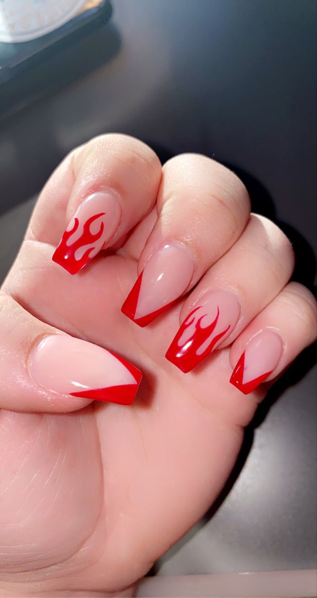 Flame Nail Ideas