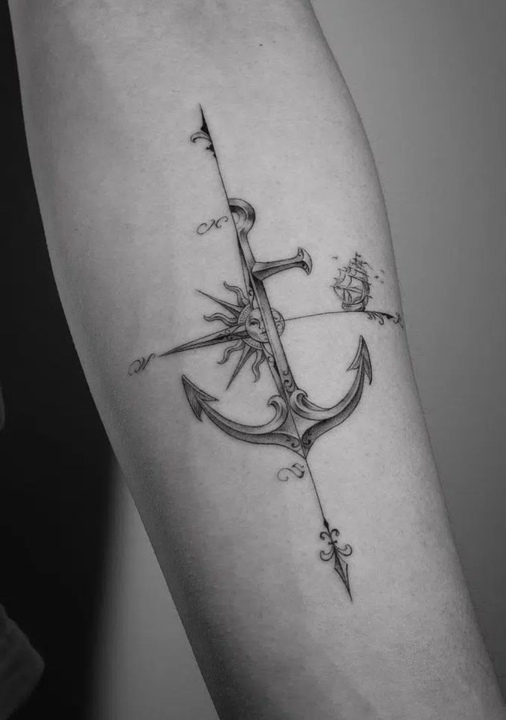 Alluring Anchor Tattoo Designs