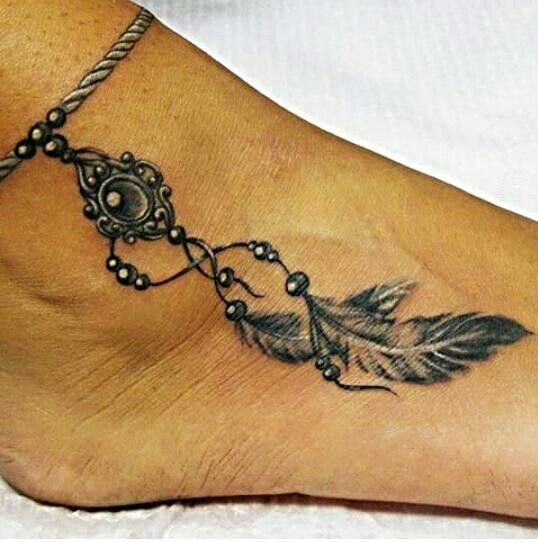 Ankle Bracelet Tattoos: A Symbol of
Freedom and Individuality
