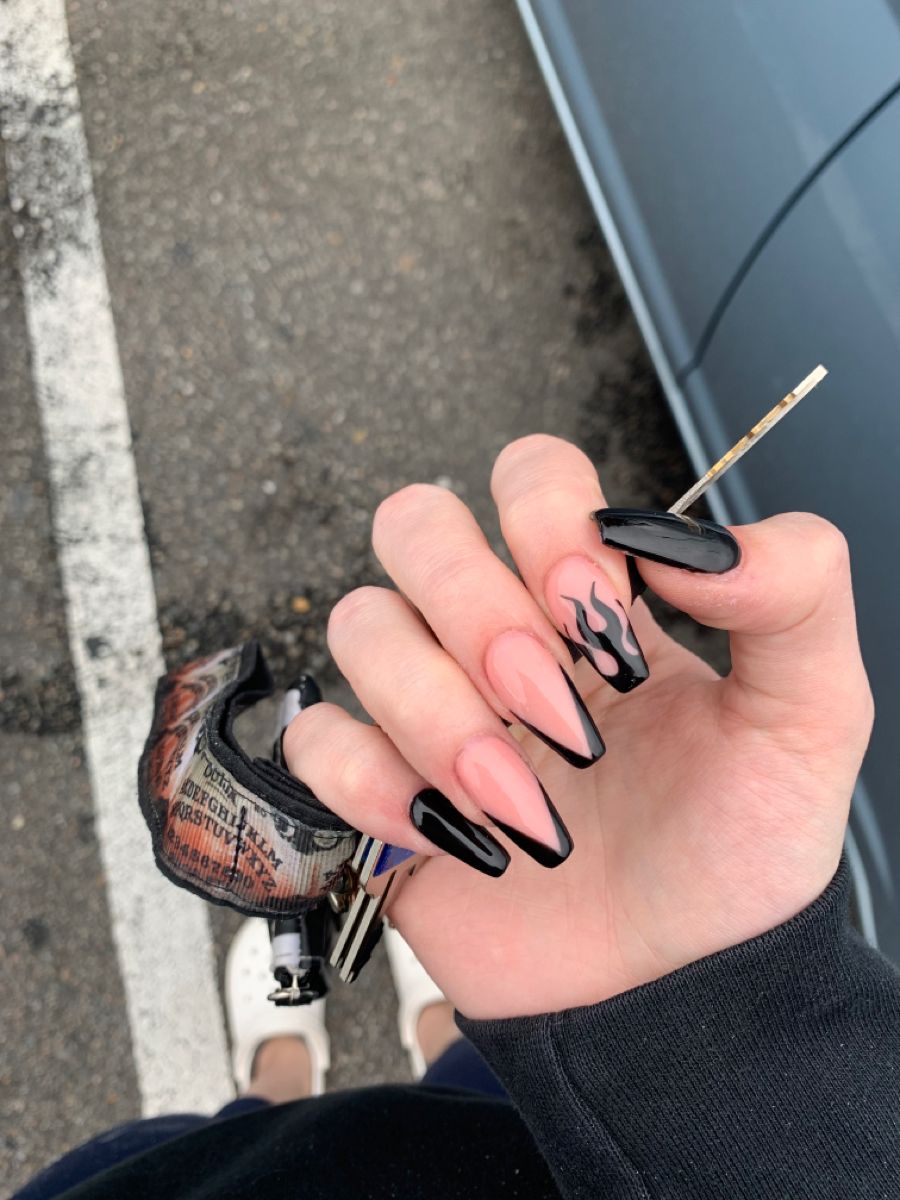 Flame Nail Ideas