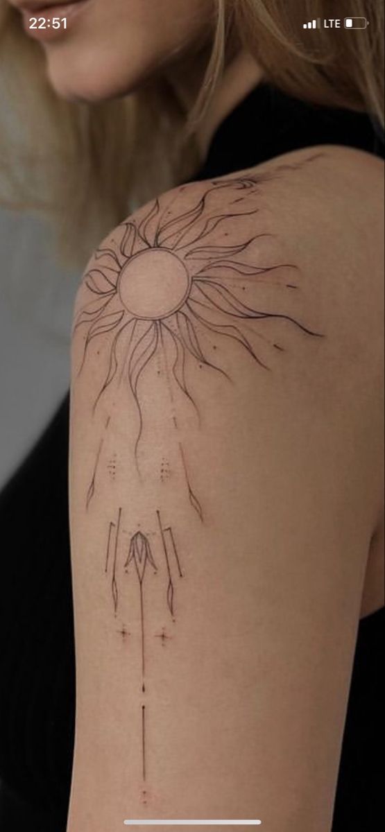 Sun Tattoo Ideas