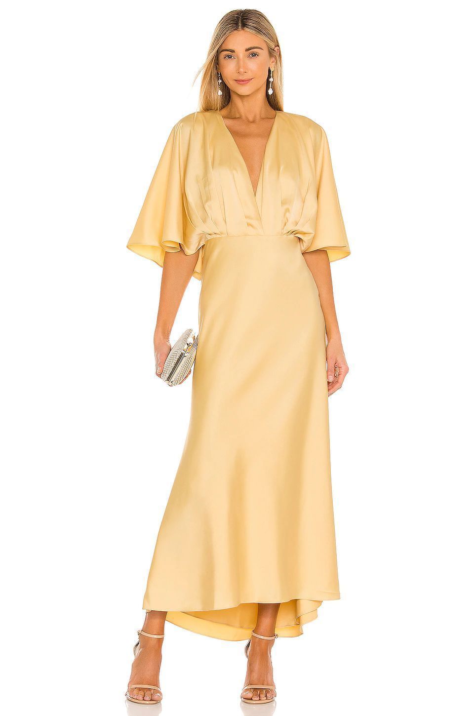 How yellow dress for bridesmaid is very
much attractive