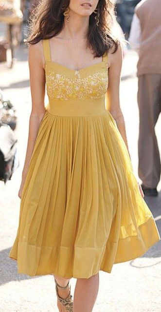 Yellow Sundress for women to shine