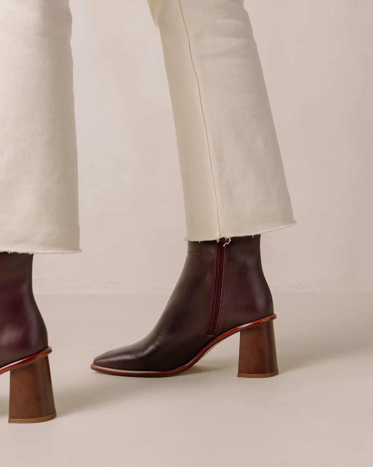 Brown ankle boots for both men and women