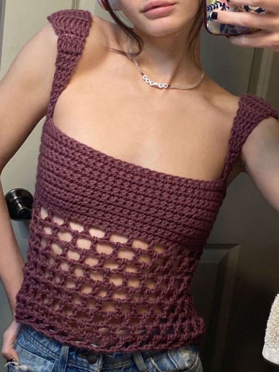 Crochet tank top – Latest Fashion Trend