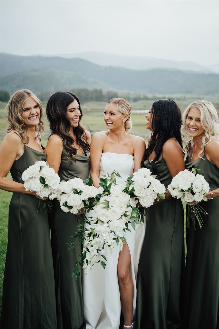 Green bridesmaid dresses that make your
wedding fashionable