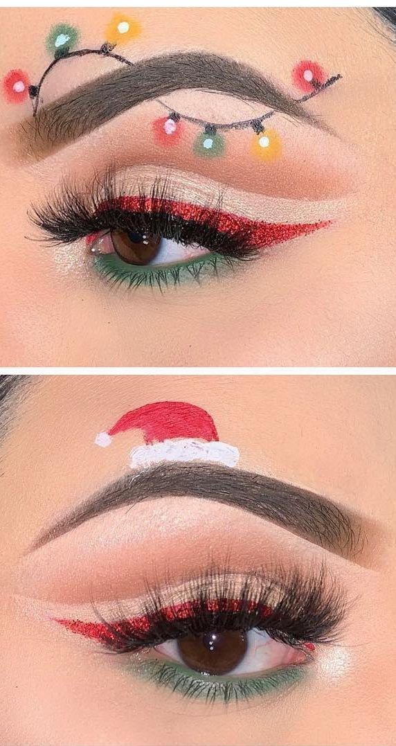 Peppy Holiday Makeup Ideas