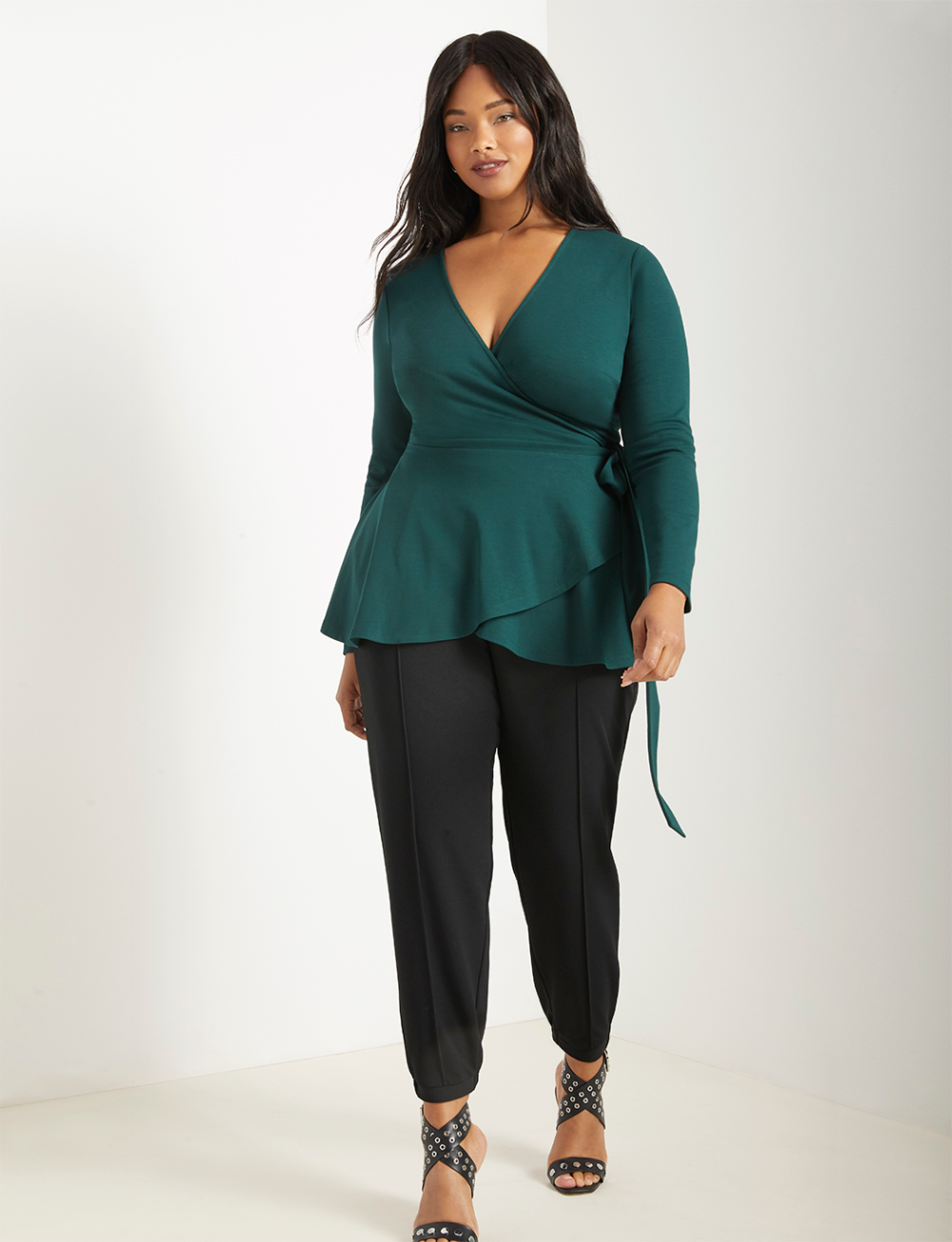 Plus size peplum top: style that works
for all shapes