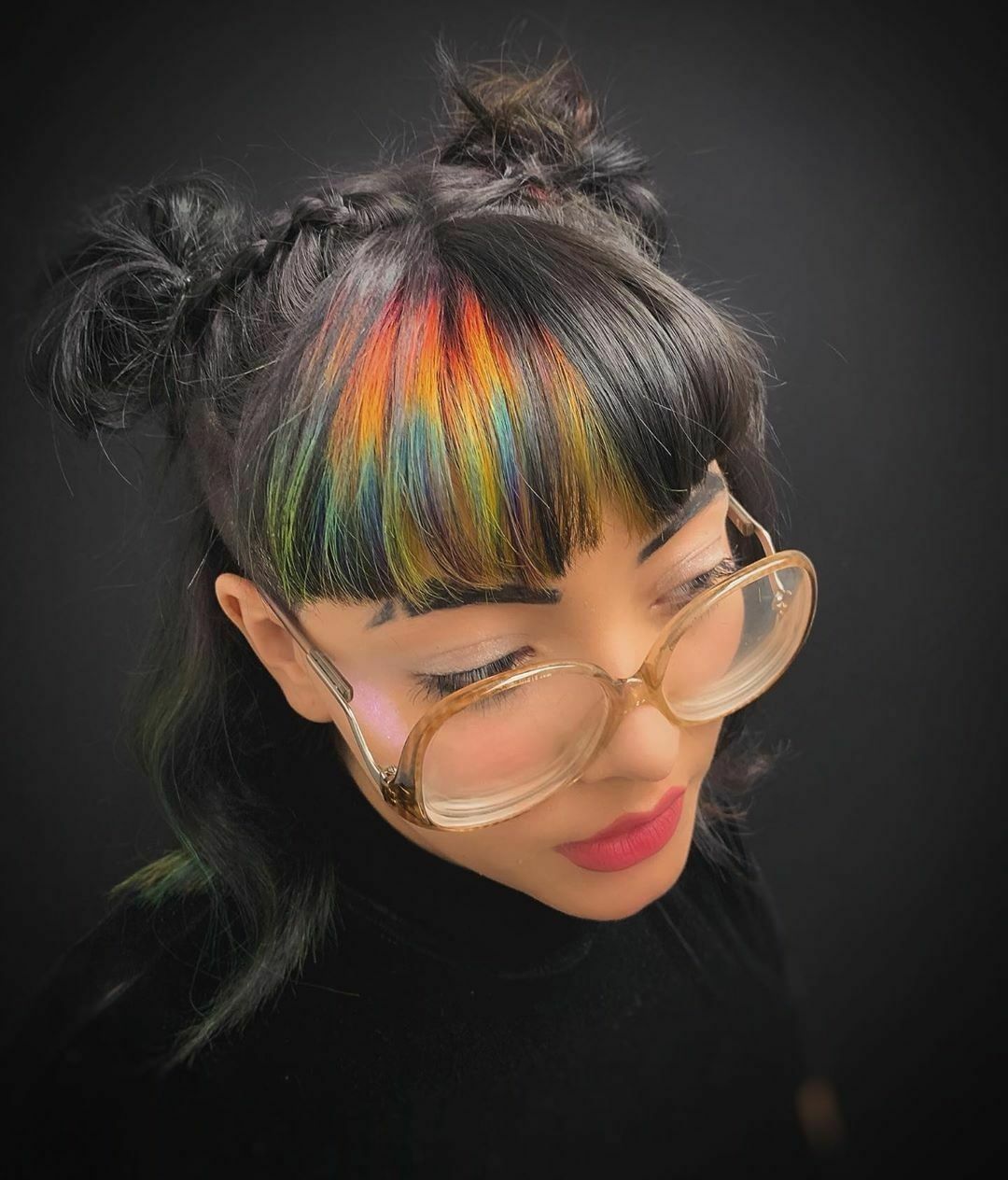 Rainbow Bangs Hairstyles