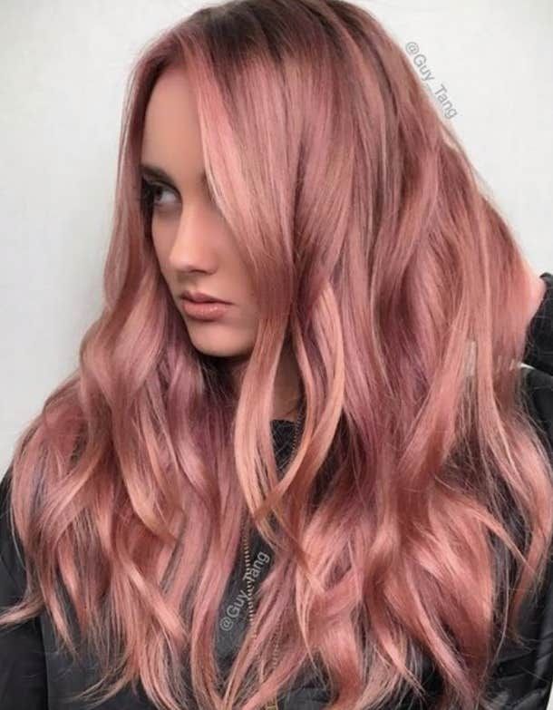 Rose Gold Hair Ideas