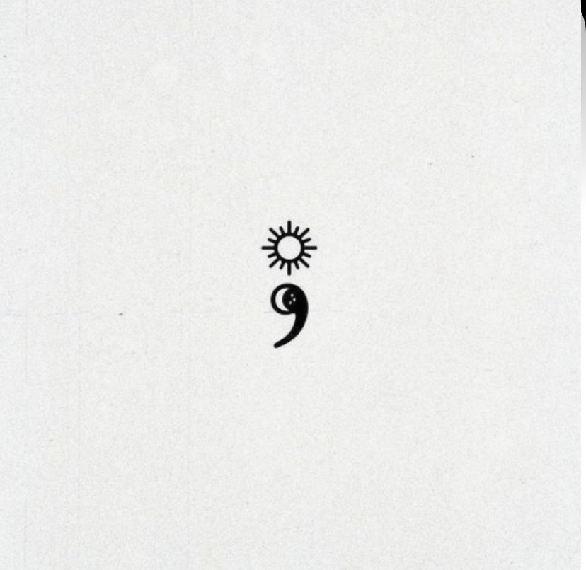 Why people choose to get a semicolon
tattoo