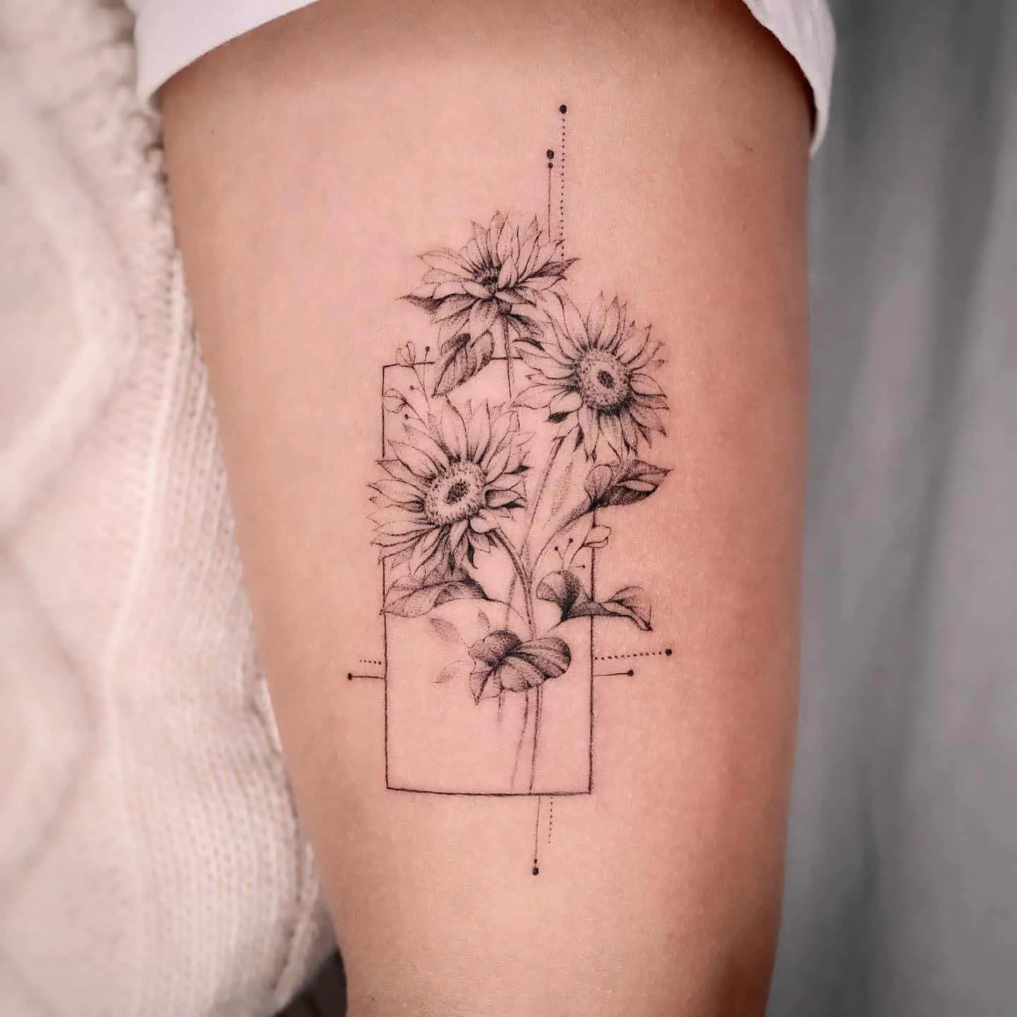 Small Sunflower Tattoos