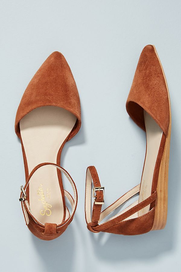 Perfect ankle strap flats to wear with
all kind of outfits