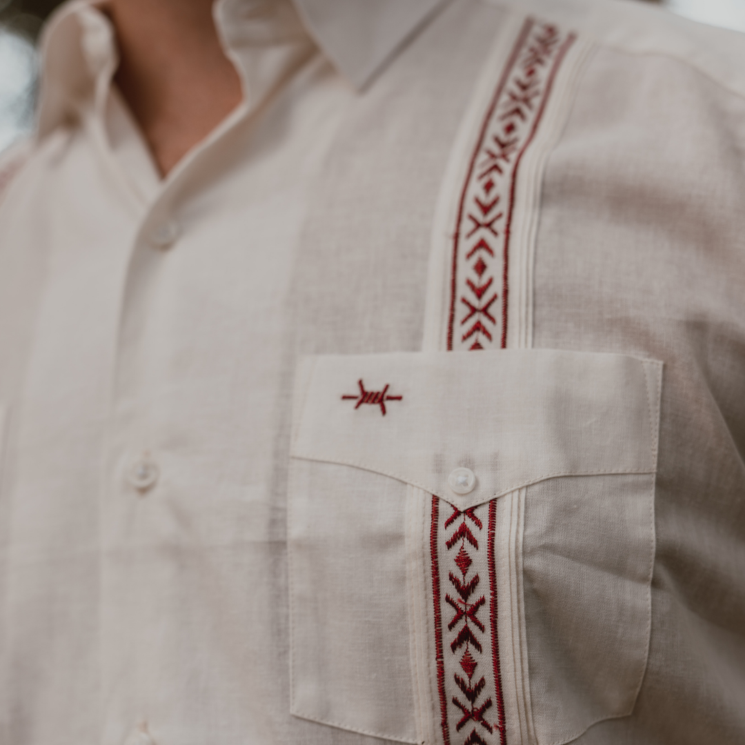 Select the antique style for better
comfort with guayabera shirts