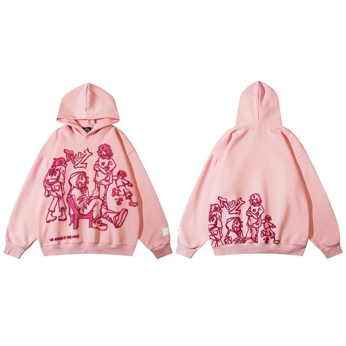 Go stylish with pink sweatshirts