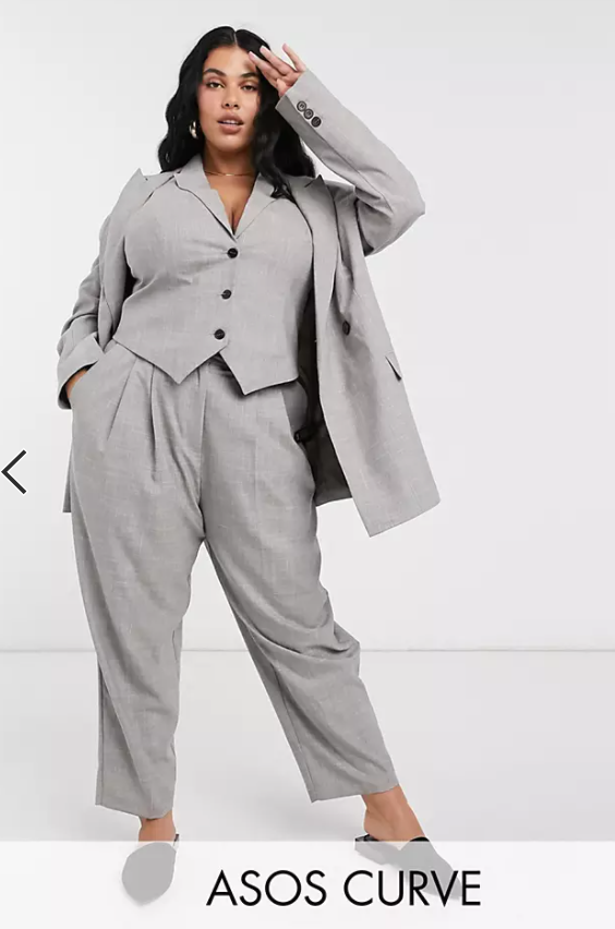 Women formals never ends: go for plus
size suits