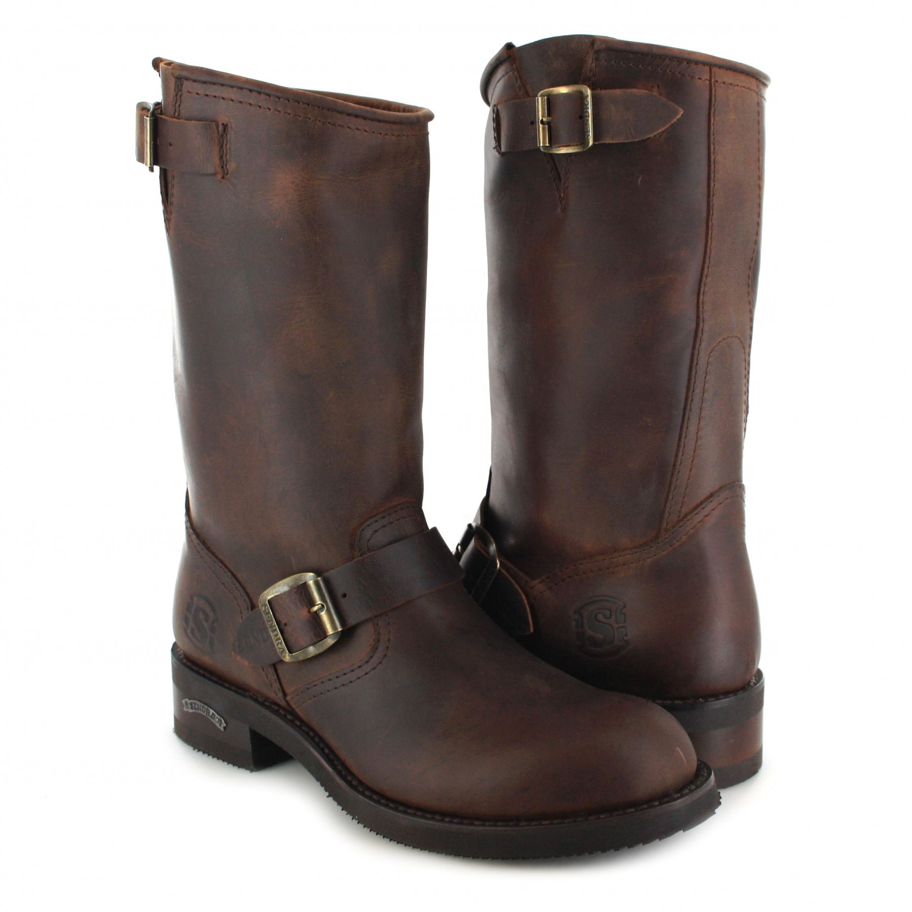 ... sendra boots 2944 sprinter engineer boot with no steel toecap- brown - rquxaid