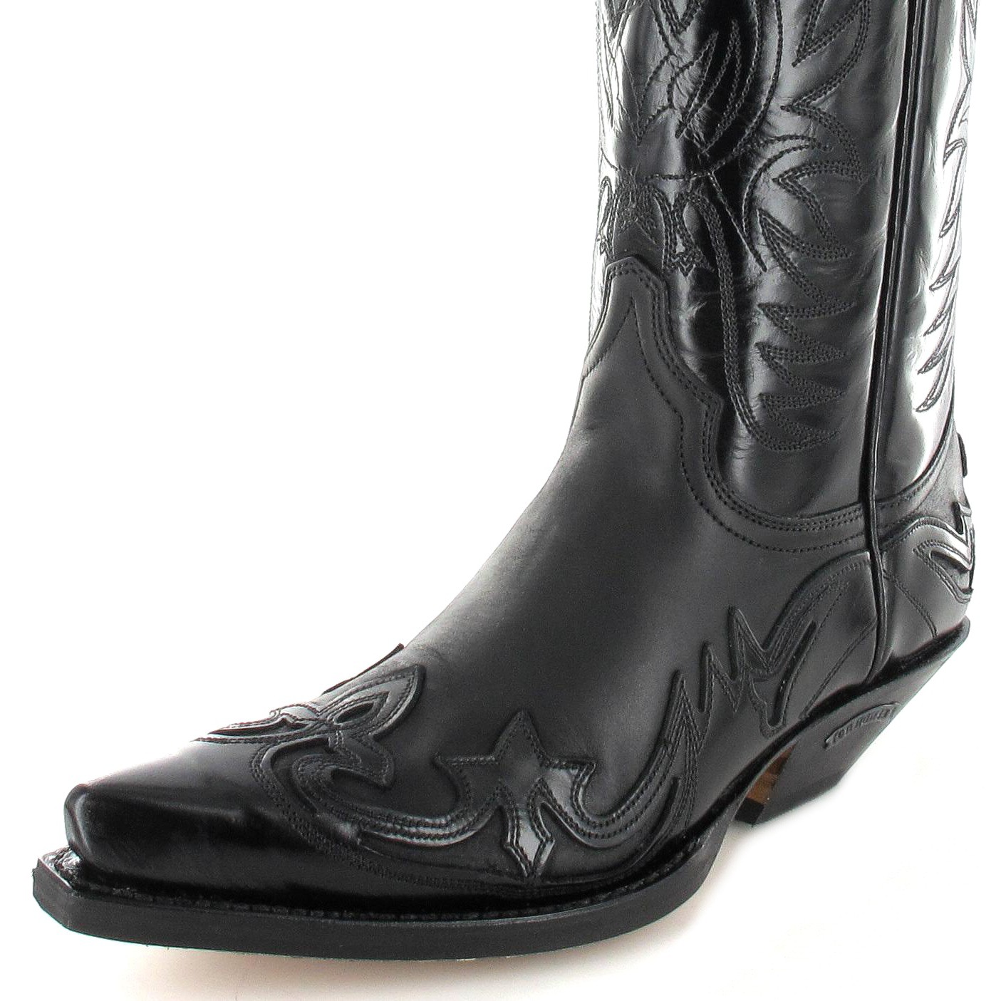 ... sendra boots 3241 negro western boot black image cemuhpq