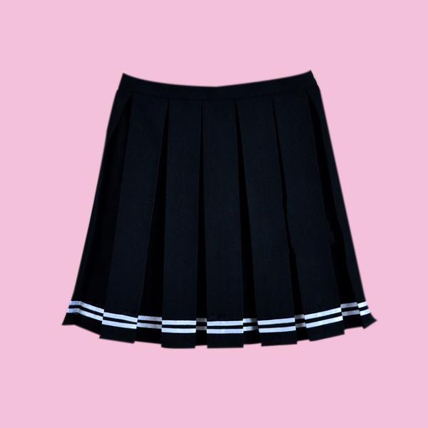 2017 black friday -tumblr aesthetic pleated skirt - kokopiecoco imkmklh
