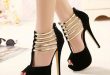 high heels for women luxury gold strap ballroom dance shoes high heels 2015 new sandals for women kryadfg