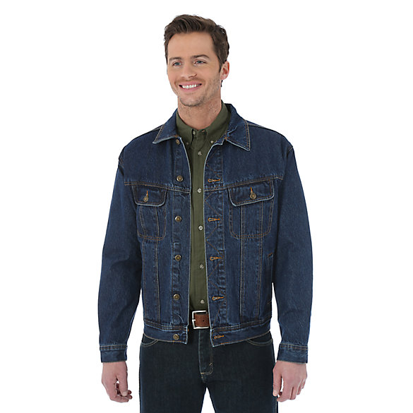 jean jacket wrangler rugged wear® denim jacket mnbgbnd