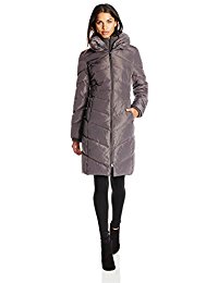 jessica simpson coats fancy jessica simpson jessica simpson womenu0027s long chevron-quilted down coat  with hood ispgirc