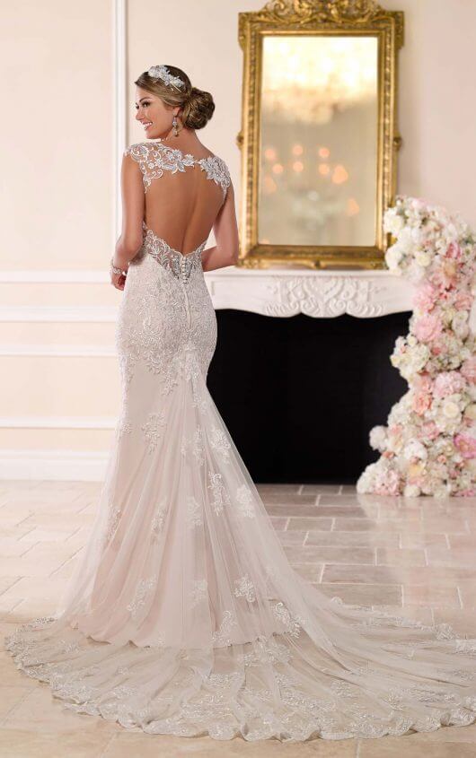 lace wedding dresses ... 6245 romantic lace wedding dress by stella york qeateoh