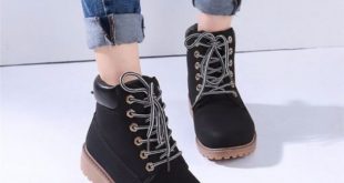 leather boots for women new-work-boots-women-winter-leather-boot-lace- nhncazr