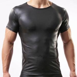 leather shirt menu0027s black leather t shirt dgcgtsv