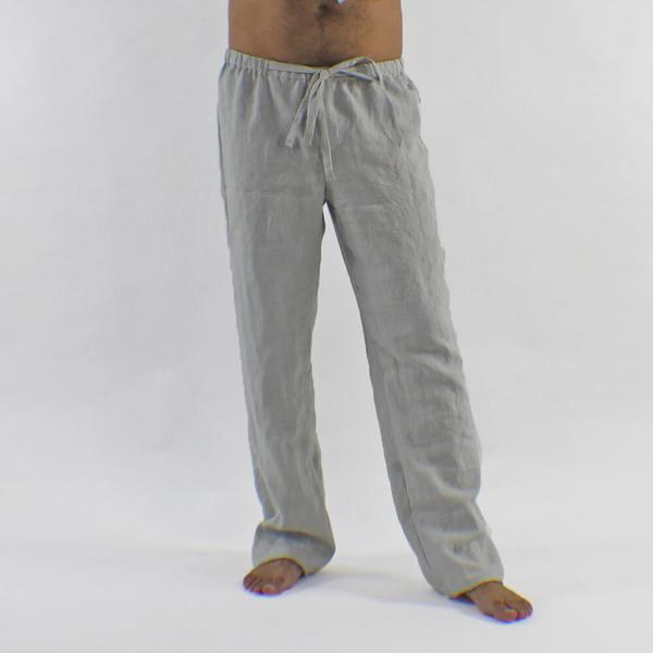 linen trousers drawstring linen louge trousers for men online ... zrjxtog
