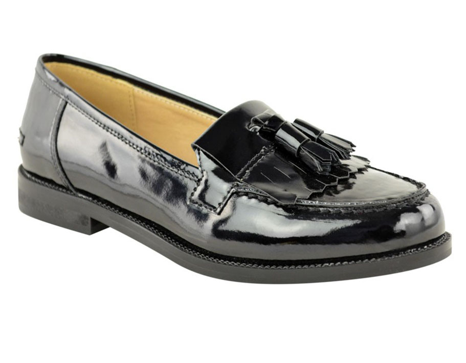loafers for women image is loading ladies-women-flat-casual-loafers-borgues-school-office- qqroixv